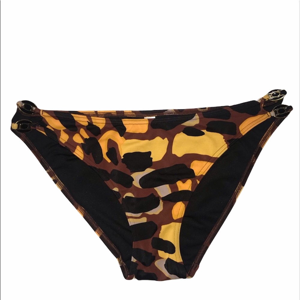VICTORIA SECRET Black brown animal print bottoms size small